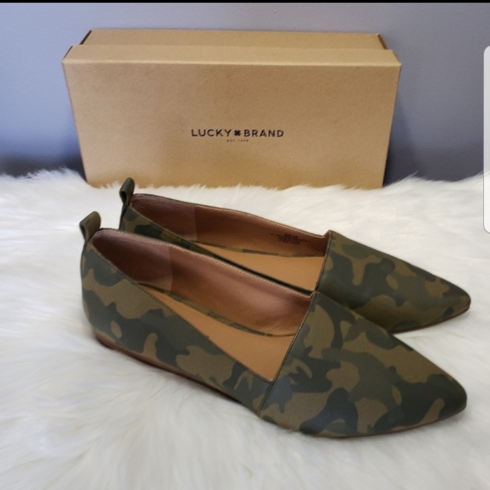 Lucky Brand Beechmer Camo flats